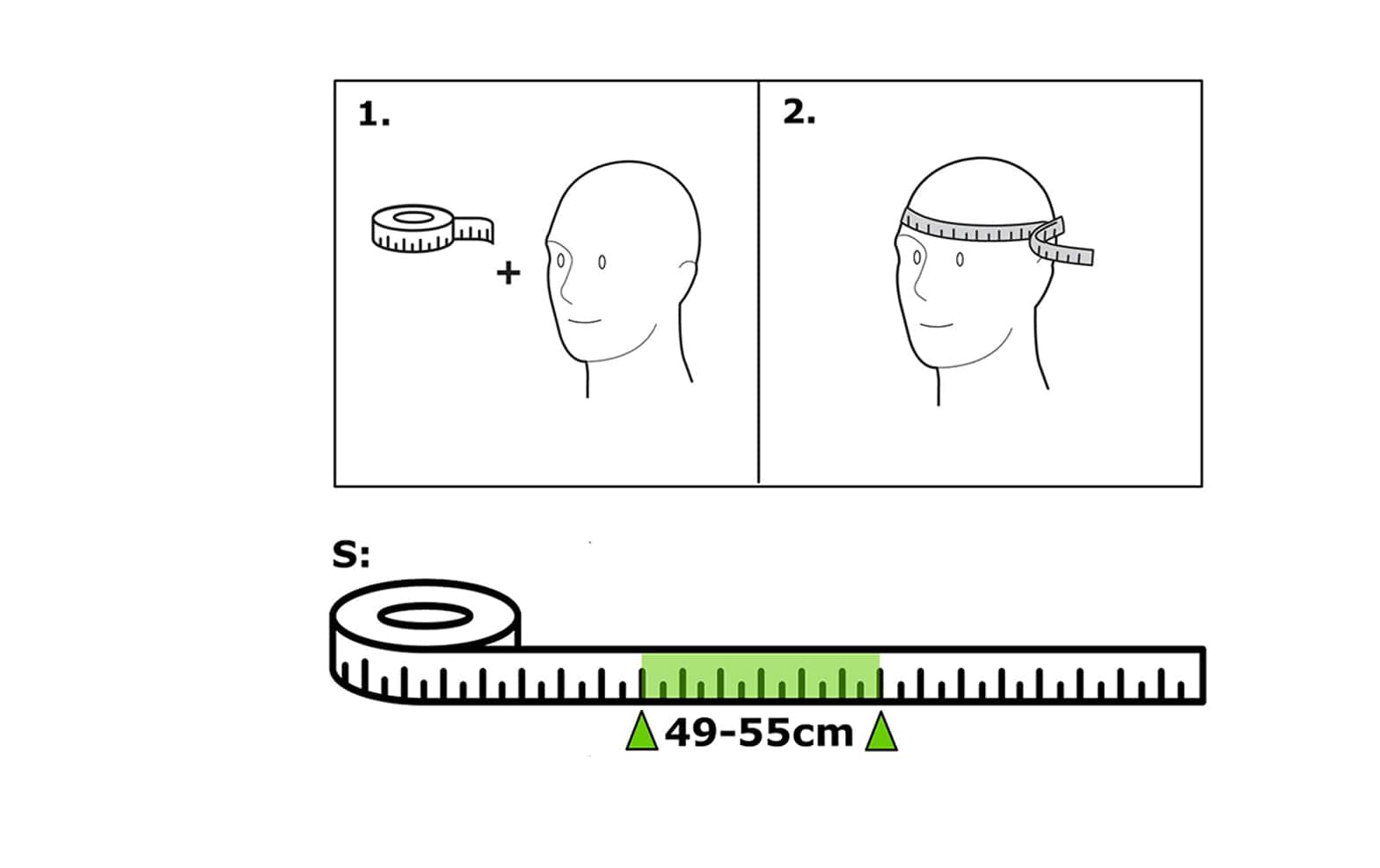 Size chart helmet