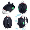 Charger l'image dans la visionneuse de la galerie, Crazy Safety Backpack Black Dragon backpack