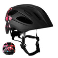 Charger l'image dans la visionneuse de la galerie, Crazy Safety Bicycle helmet Black Heart / M (54-58cm) Heartbeat Stripes children's helmet with light