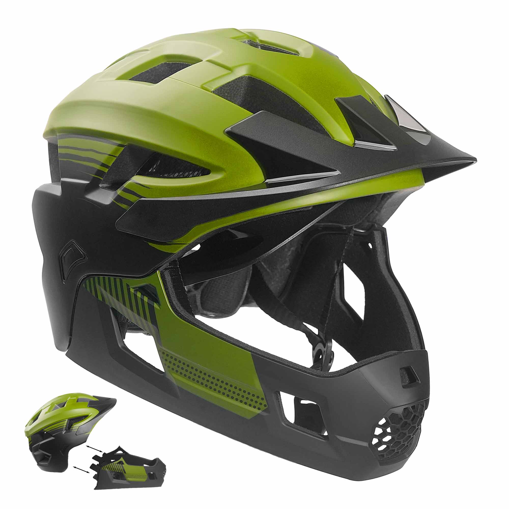 Casque intégral avec protection 2-en-1 pour enfants – Crazy Safety