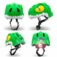 Charger l'image dans la visionneuse de la galerie, Crazy Safety Bicycle helmet Green / S (49-55cm) Crocodile bicycle helmet