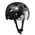 Charger l'image dans la visionneuse de la galerie, Crazy Safety Bicycle helmet Matte black / L (55cm-61cm) Willow e-bike bicycle helmet