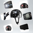 Charger l'image dans la visionneuse de la galerie, Crazy Safety Bicycle helmet Matte black / L (55cm-61cm) Willow e-bike bicycle helmet
