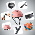 Charger l'image dans la visionneuse de la galerie, Crazy Safety Bicycle helmet RAMPAGE skater bicycle helmet - Belle