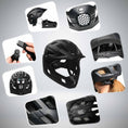 Charger l'image dans la visionneuse de la galerie, Crazy Safety Bicycle helmet TITAN fullface bicycle helmet