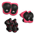 Charger l'image dans la visionneuse de la galerie, Crazy Safety Product bundle: Pink dino bike helmet, protective gear, lock, and cycling gloves for kids.