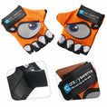 Charger l'image dans la visionneuse de la galerie, Pack de produits : Casque de vélo tigre orange, gants de cyclisme, cadenas et sonnette tigre pour enfants.
