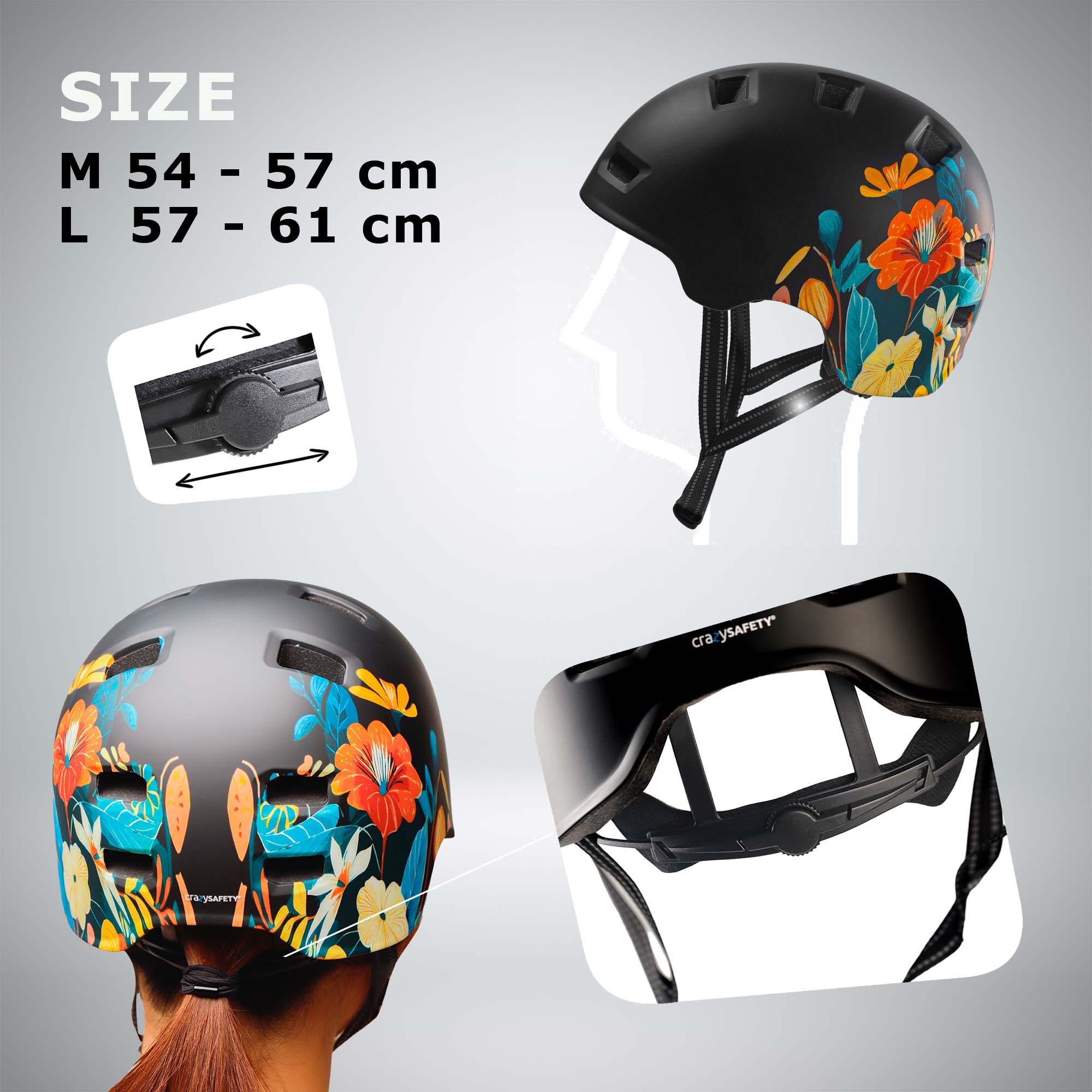  Casque de vélo skater RAMPAGE - Belle 