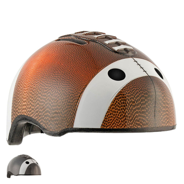 American football bicycle helmet