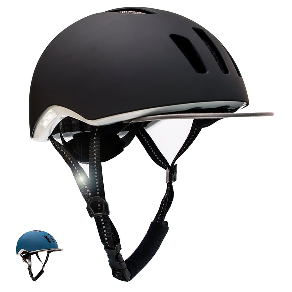 Casque de vélo urbain METRO avec lumière