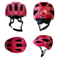 Charger l'image dans la visionneuse de la galerie, Crazy Safety Bicycle helmet Heartbeat Stripes children's helmet with light
