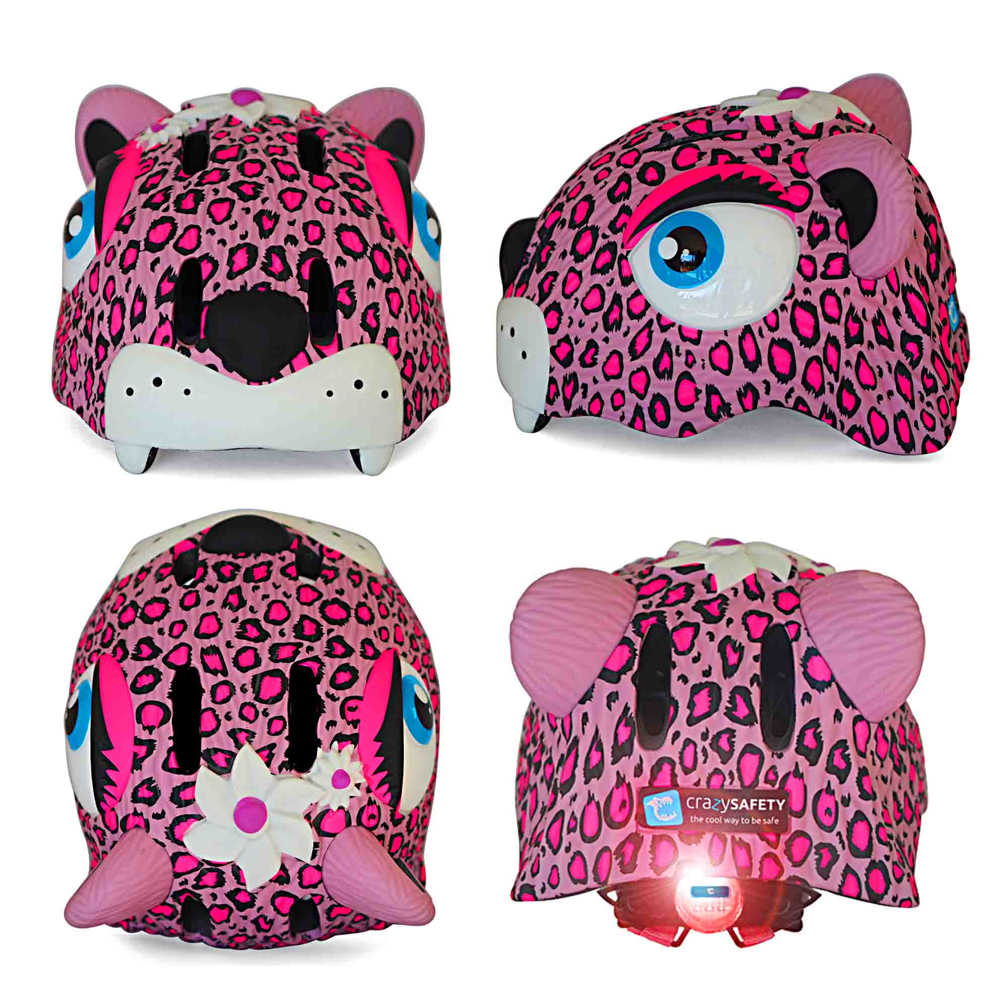 Crazy Safety Bicycle helmet Leopard bicycle helmet