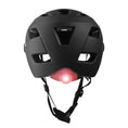 Charger l'image dans la visionneuse de la galerie, Crazy Safety Bicycle helmet Matte black / M/L (55-61cm) OAK E-Bike bicycle helmet with UV visor, LED lights, reflective straps, and Fidlock buckle
