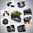 Charger l'image dans la visionneuse de la galerie, Crazy Safety Bicycle helmet TITAN fullface bicycle helmet
