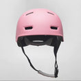 Charger et lire la vidéo dans la visionneuse de la galerie, Pink Skater-Style Bicycle Helmet with Reflective Safety Buckle and Straps, Ideal for Men, Women, Teenagers, and Adults – Crazy Safety
