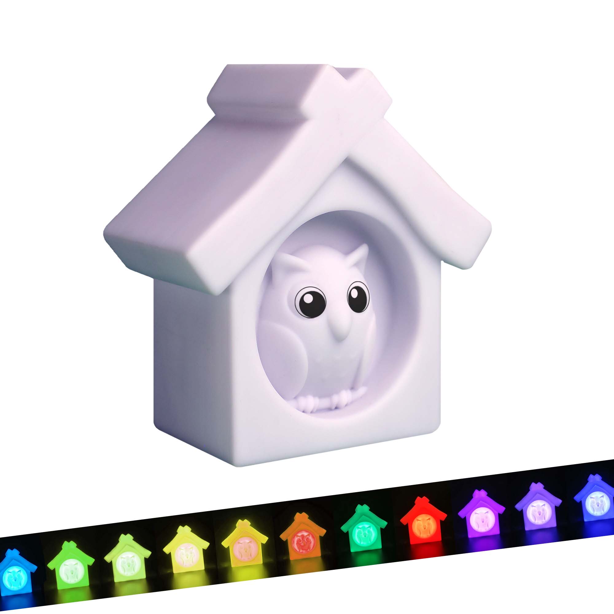 Lampe LED Hibou - Multicolore